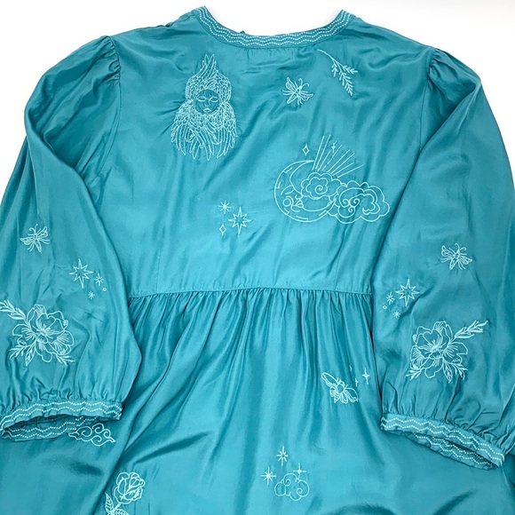 Johnny Was Christy Flowy Tie Front Dress Size XL - Picture 5 of 16